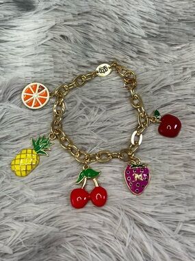 Juicy Couture Tropical Fruit Charm Bracelet